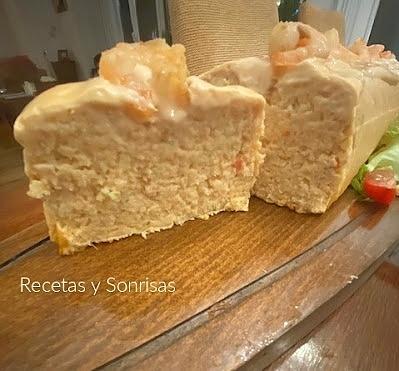 Pastel de merluza y gambas