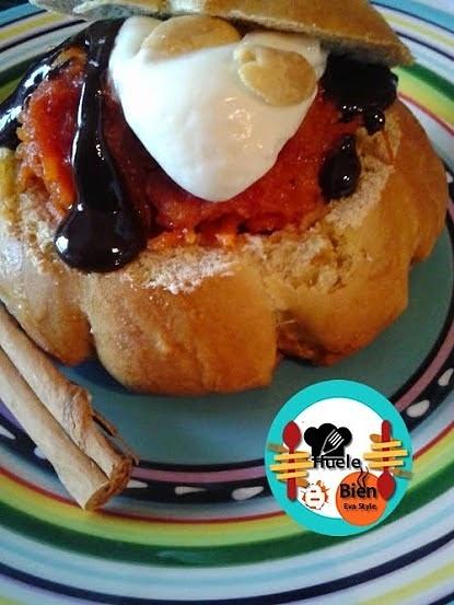 Pan de calabaza relleno de Eva Style