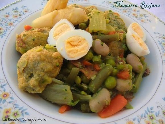 Menestra riojana recetas de verduras y salado