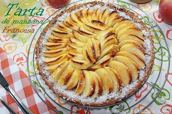 Tarta de manzana francesa de Biljana en el blog Mis dulces joyas