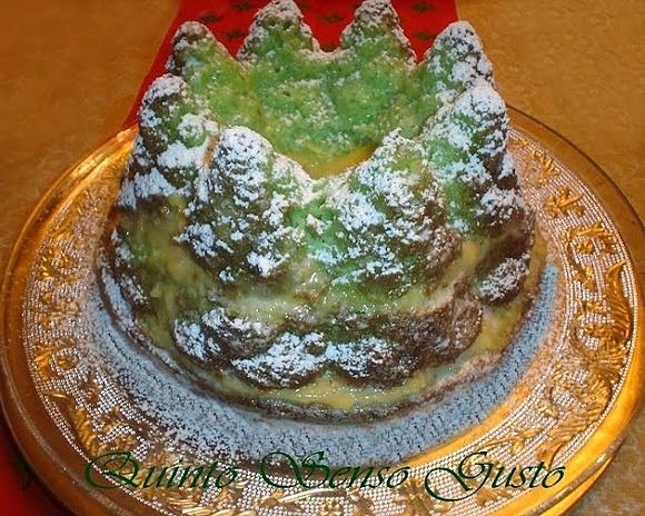 Torta abeti natalizi quinto senso gusto