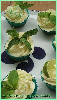 Cupcakes de mojito para el verano