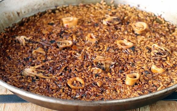 Arroz con luras de la ría