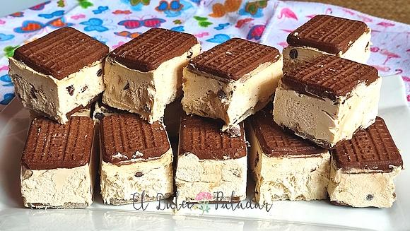 Sandwich helado de chocotorta