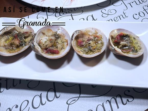 Conchas finas a la plancha