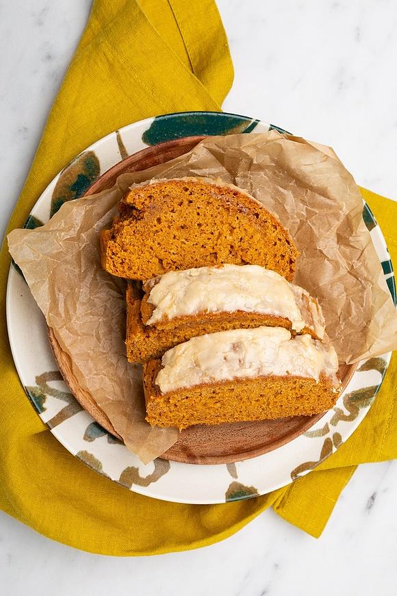 Pan vegano de calabaza con especias