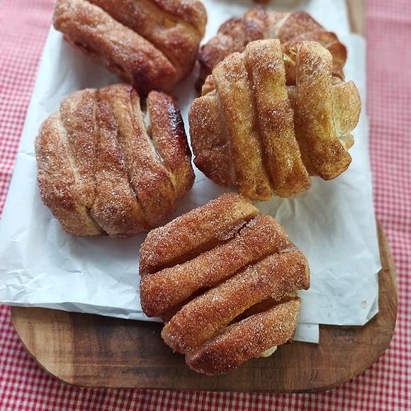 Manzana en hojaldre