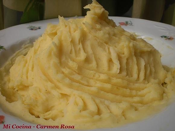 Pure de patatas estilo Dani García chef malagueño