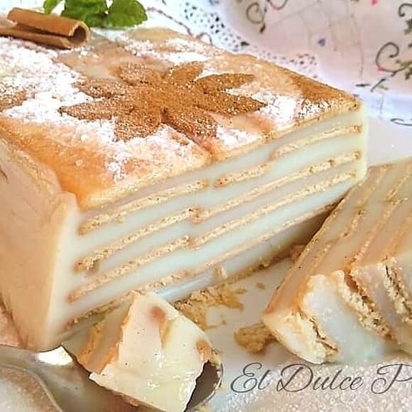 Tarta de leche merengada