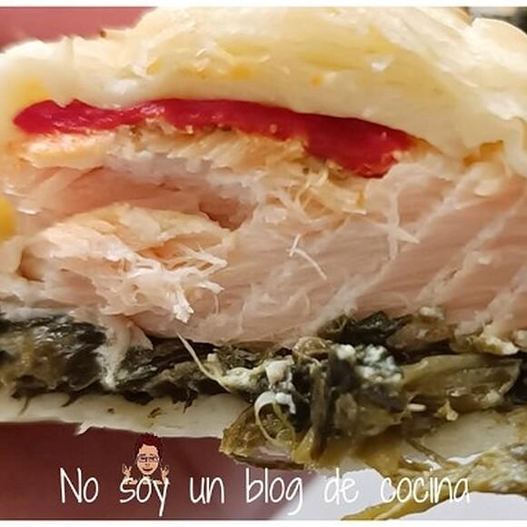 Paquetitos hojaldrados de salmón