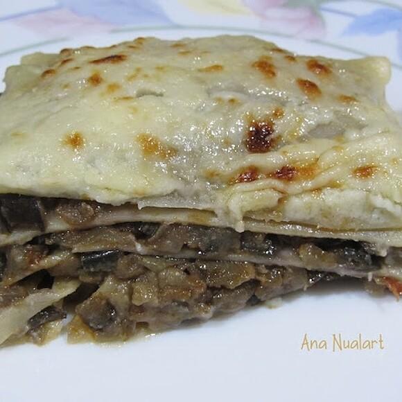 Lasaña de berenjena