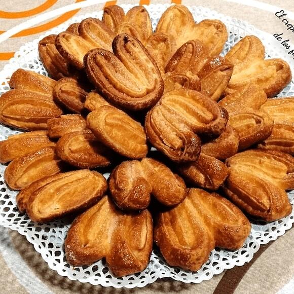Palmeritas de hojaldre fáciles y deliciosas