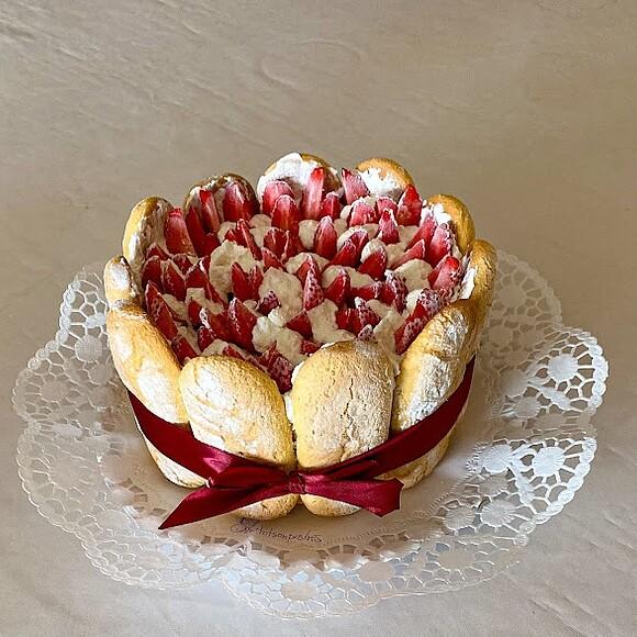 Pastel de fresas