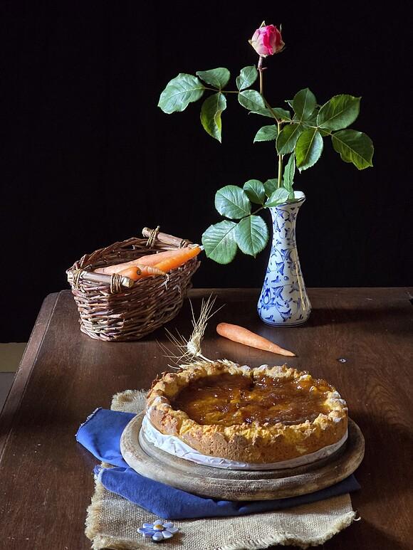 Crostata di carote con frolla