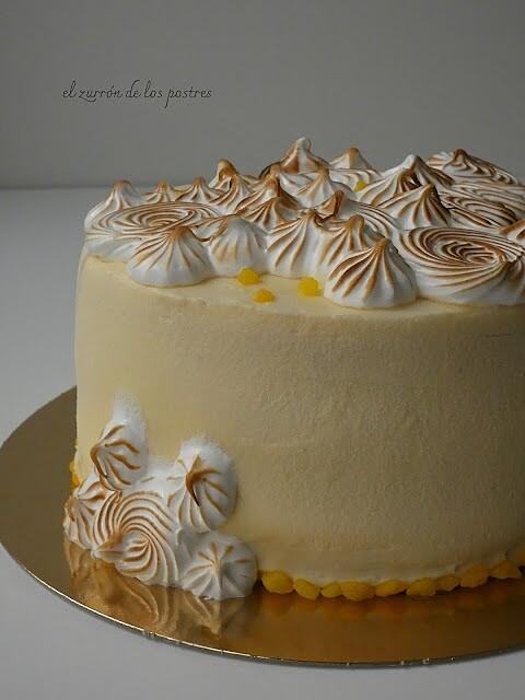Tarta de limón para Macame y Delia