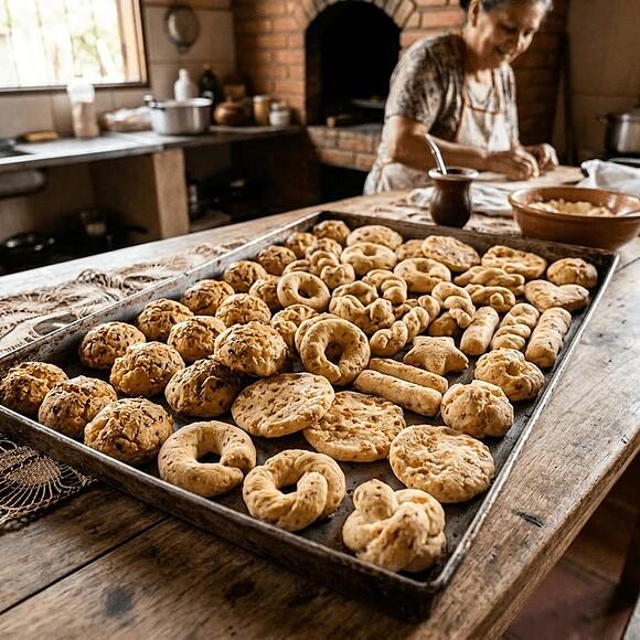 Chipa mestizo: preparación tradicional