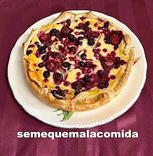 Tarta de frutos rojos con mascarpone