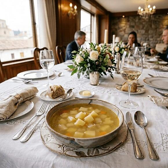 Sopa de Hojas de Trigo