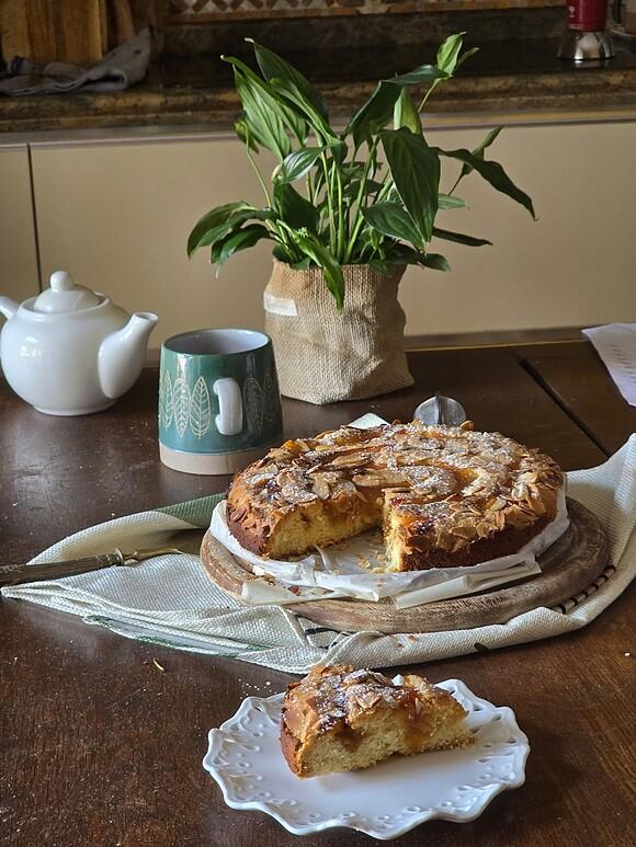 Tarta de masa quebrada montada