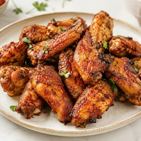 Alitas de pollo al horno fáciles, doradas y crujientes