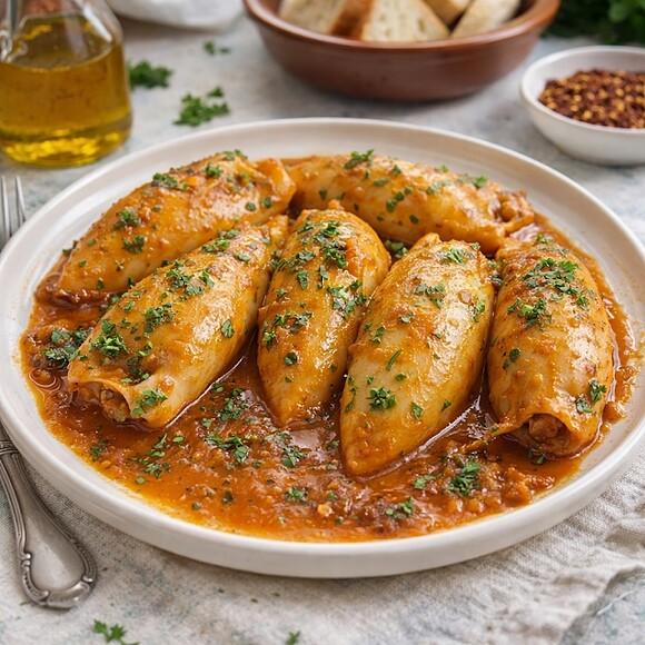 Calamares rellenos caseros: cómo prepararlos