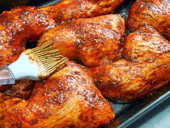 Pollo picante a la parrilla