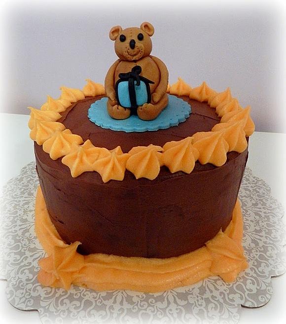 Tarta de chocolate y naranja