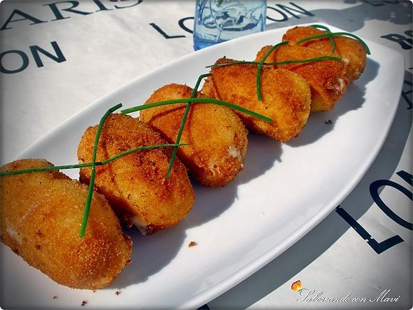 Croquetas de queso rellenas
