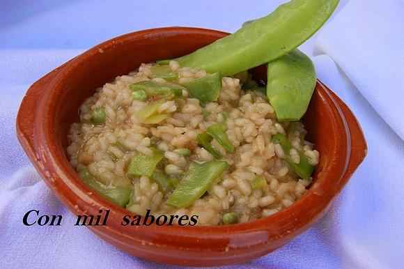Risotto de tirabeques