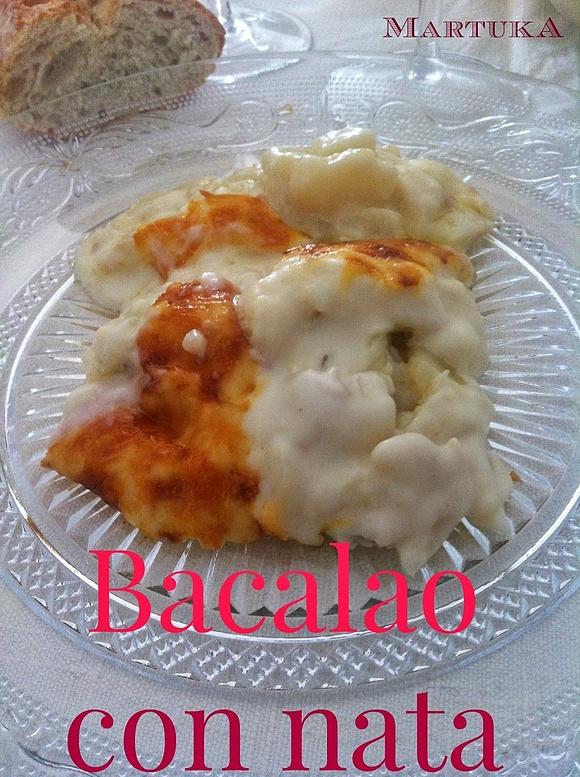 Bacalao con nata receta portuguesa