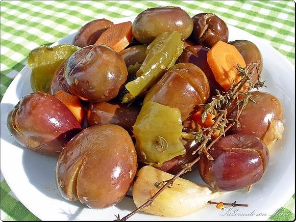 Aceitunas aliñadas