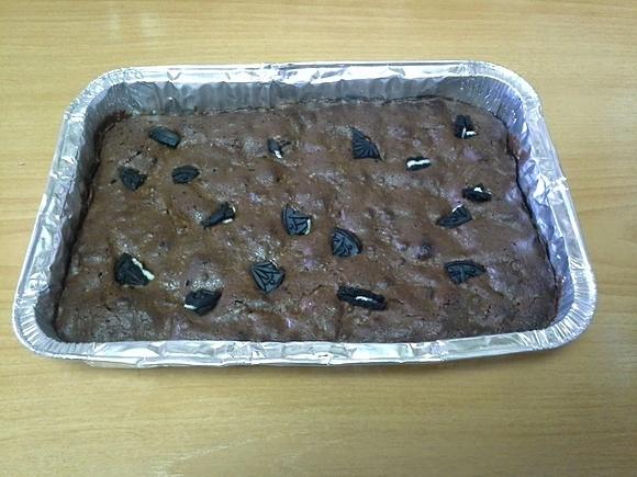 Brownie de oreo