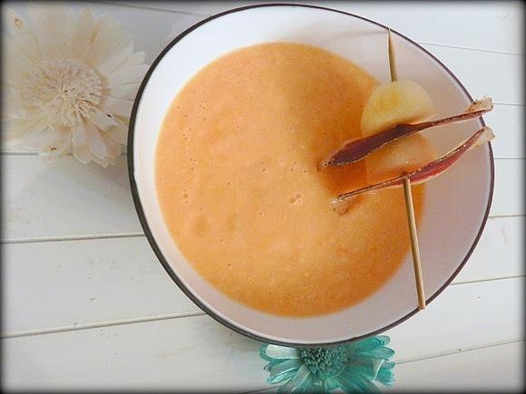 Gazpacho de melón cantaloup