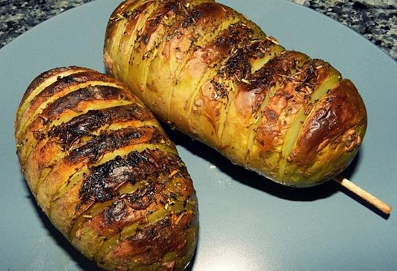 Patatas Hasselback