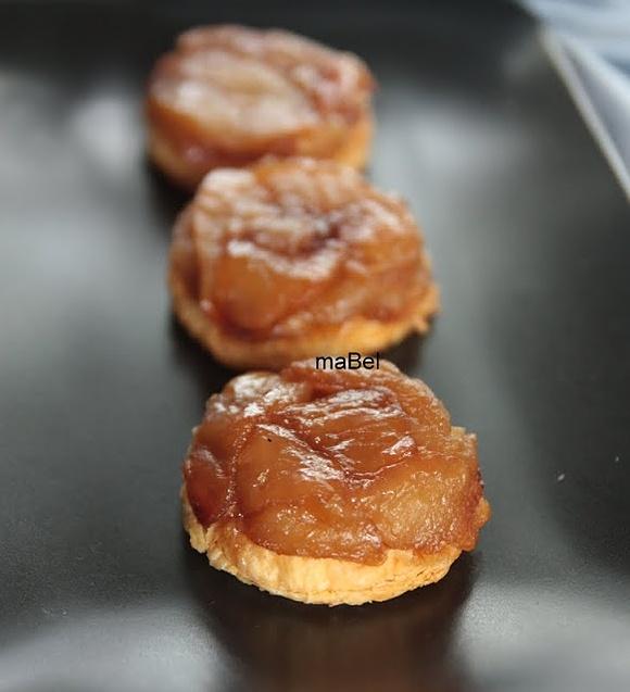 Mini tartas tatin de manzana