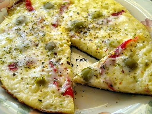 Pizza rápida sin levadura