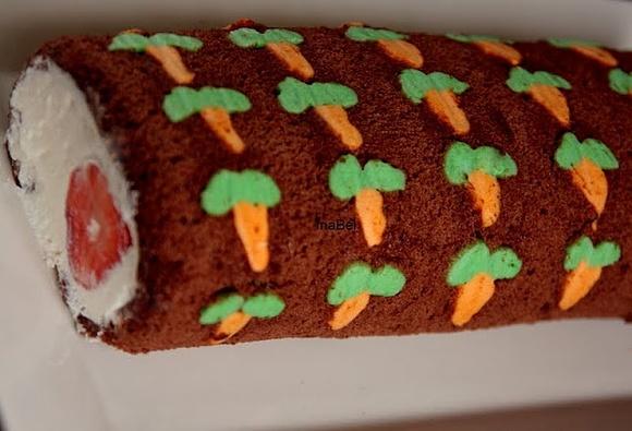 Deco roll - tronco de pascua dibujado