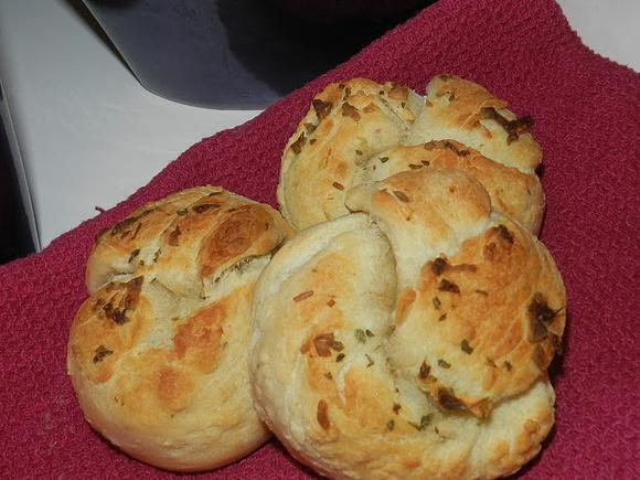 Panecillos con ajo y orégano