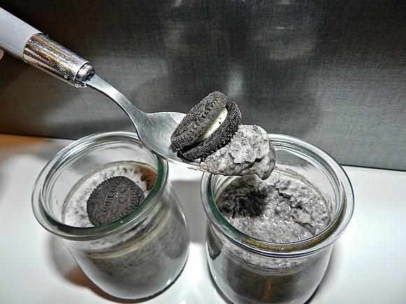 Yogur de galletas Oreo