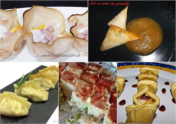 Rellenos salados para bocaditos y tapas