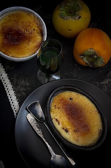 Caqui crème brûlée