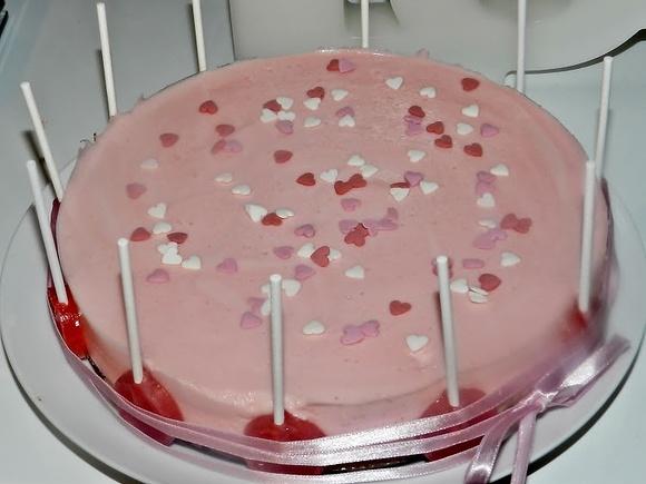 Tarta de piruletas
