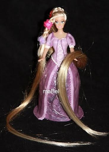 Rapunzel vestidoy terminación