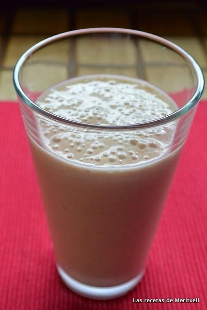 Batido de plátano sin lactosa