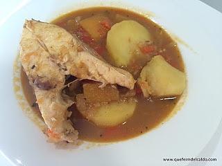 Guiso de patatas con pargo