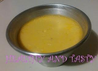 Flan de huevo sin lactosa