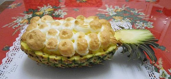 Piña rellena
