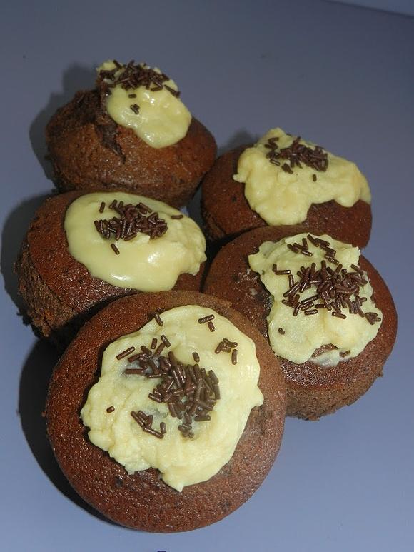 Muffins de chocolate