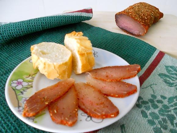 Lomo de cerdo curado