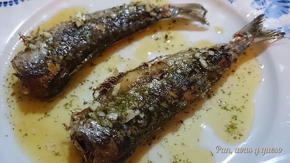 Sardinas en salsa verde de Benicàssim